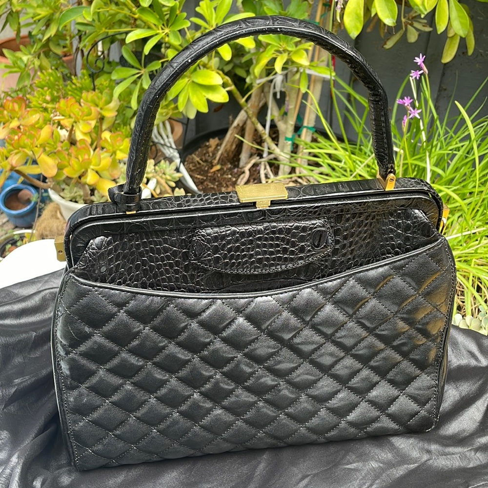Leather Brahmin handbag